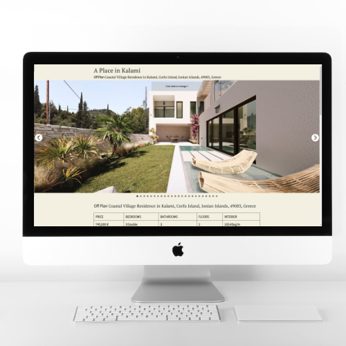 A Place in Kalami | Website Design | Website Preview Image