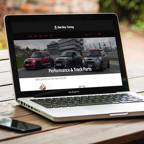 Bad Boy Tuning | Website Design | Website Preview Image