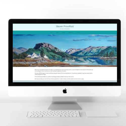 Steven Proudfoot | Website Design | Website Preview Image